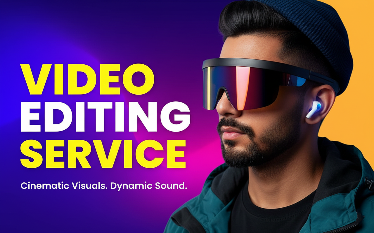 Professional video editing for content creator and businesses