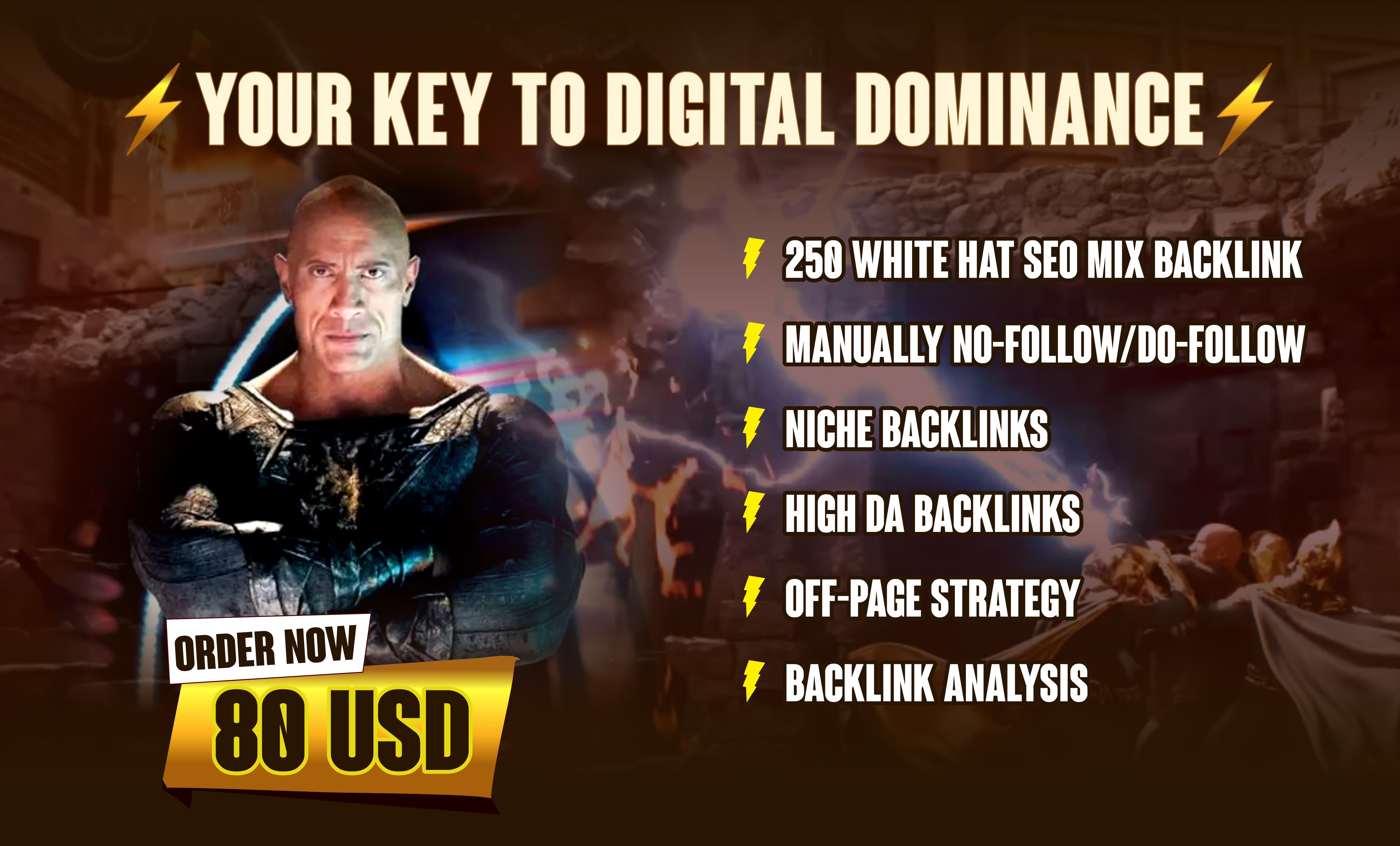I will build manual high quality do follow backlinks for website organic traffic boost