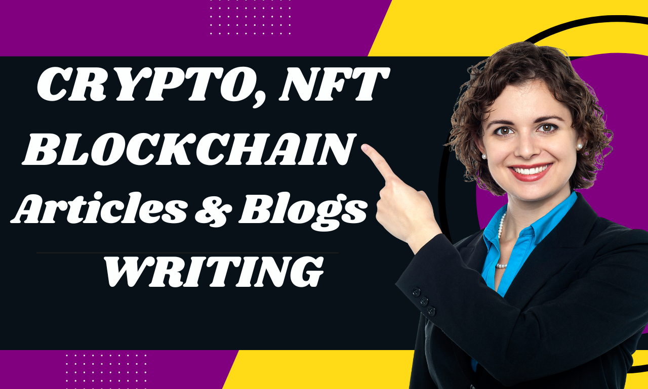 I will write 2000 words fully SEO optimized crypto, blockchain, Web3.0 blogs and articles