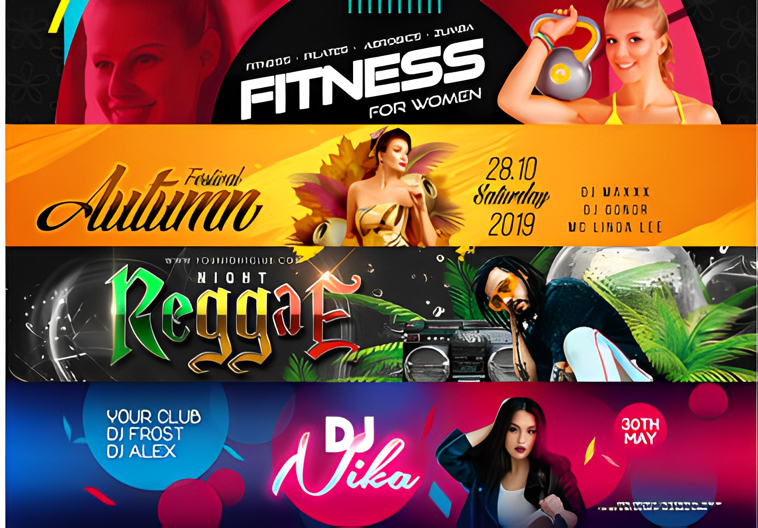 I will do Facebook cover, YouTube banner, twitter, or Instagram draft