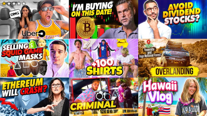 I Will design amazing thumbnails and cover,banner