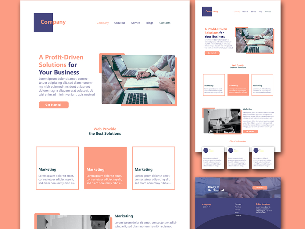 I will create a responsive and modern WordPress website