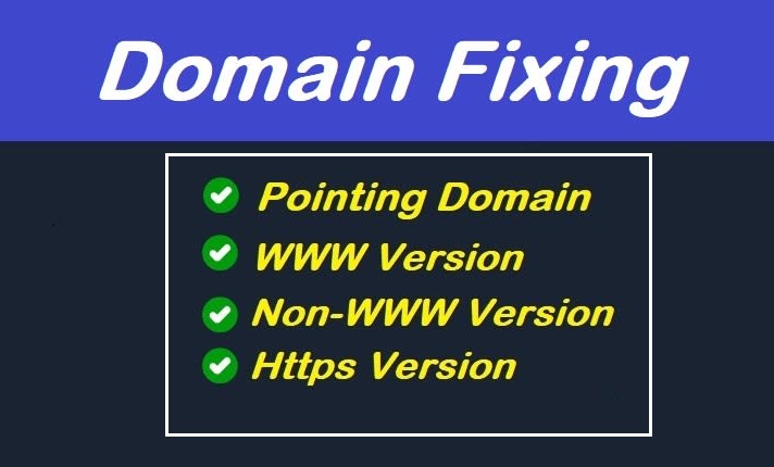 Fix WWW non WWW or without www Domain Problem Error Issues or Bugs