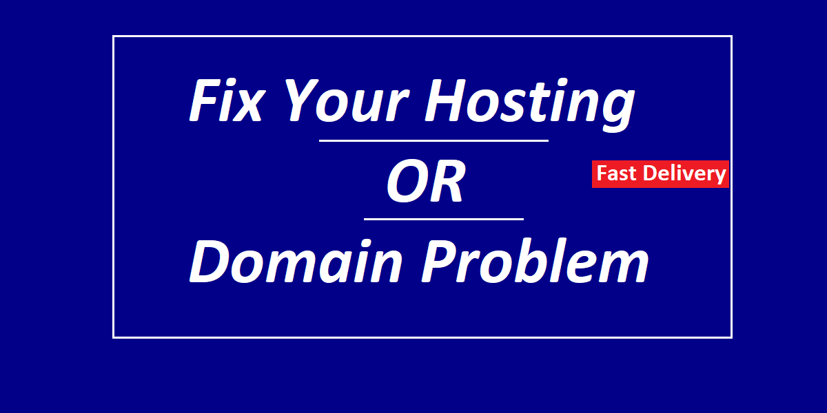 fix domain, cpanel, ssl, mail issue of godaddy, hostgator, bluehost, namecheap, siteground, hostinge