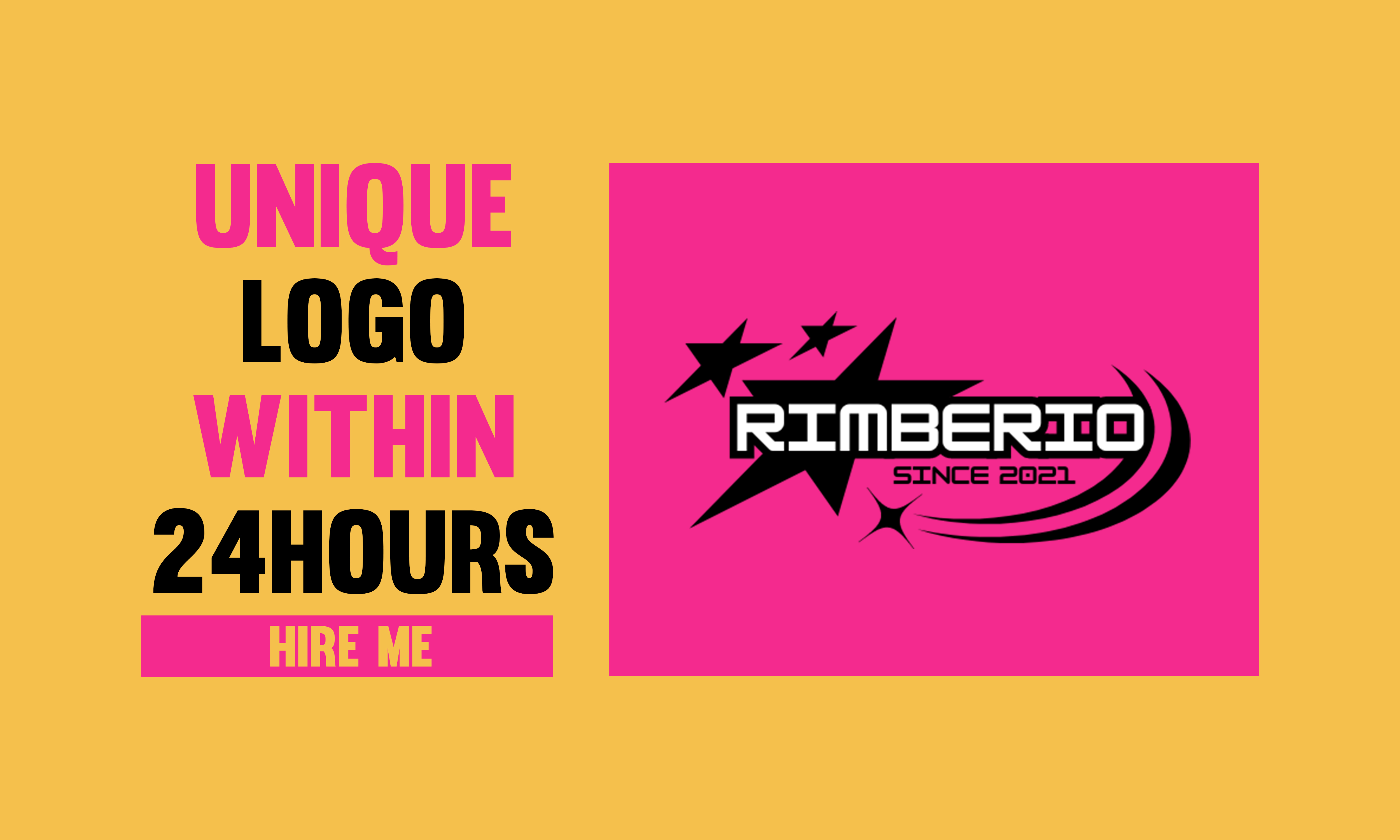 I will create 2 typography logo within 24 hours