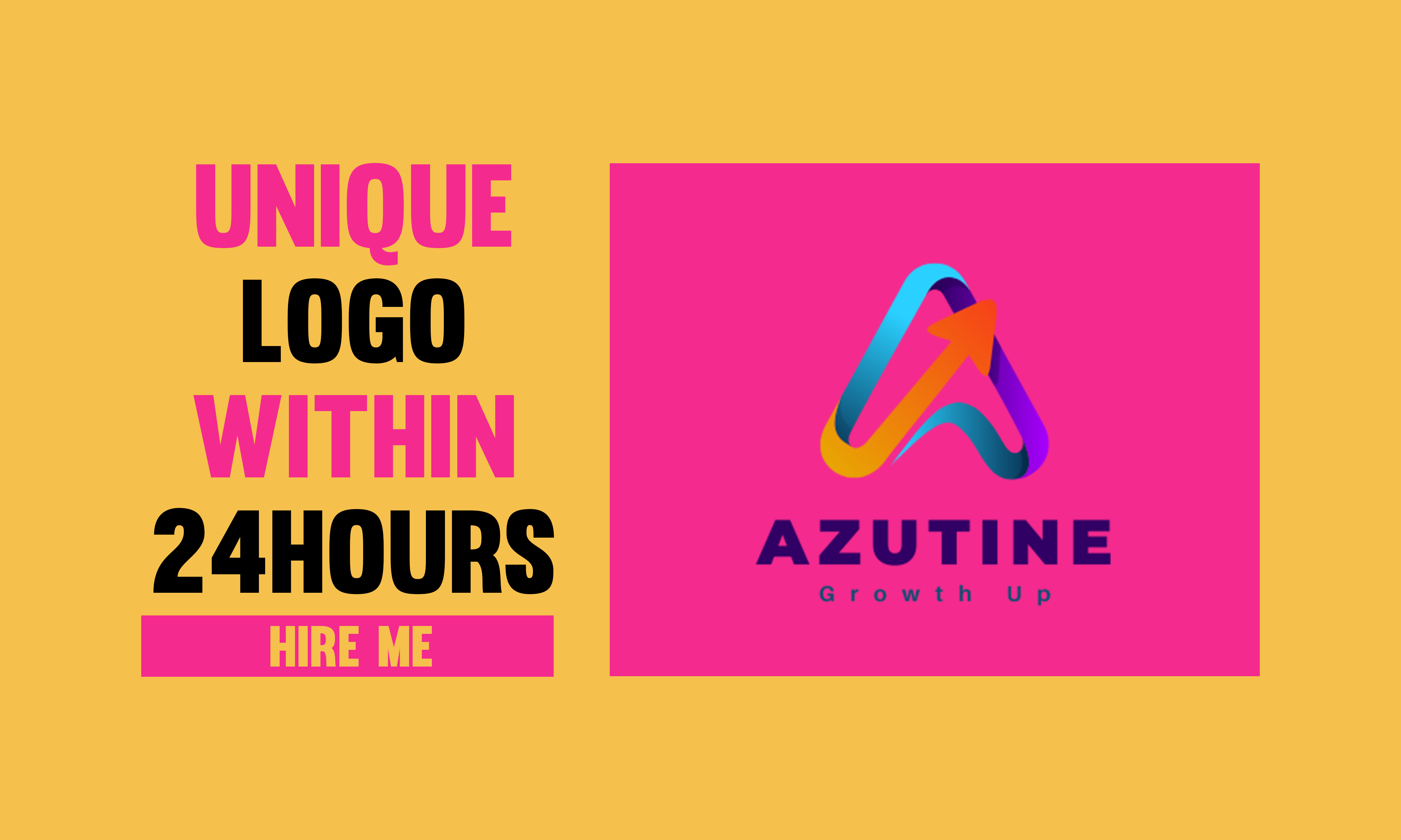 I will create 2 typography logo within 24 hours