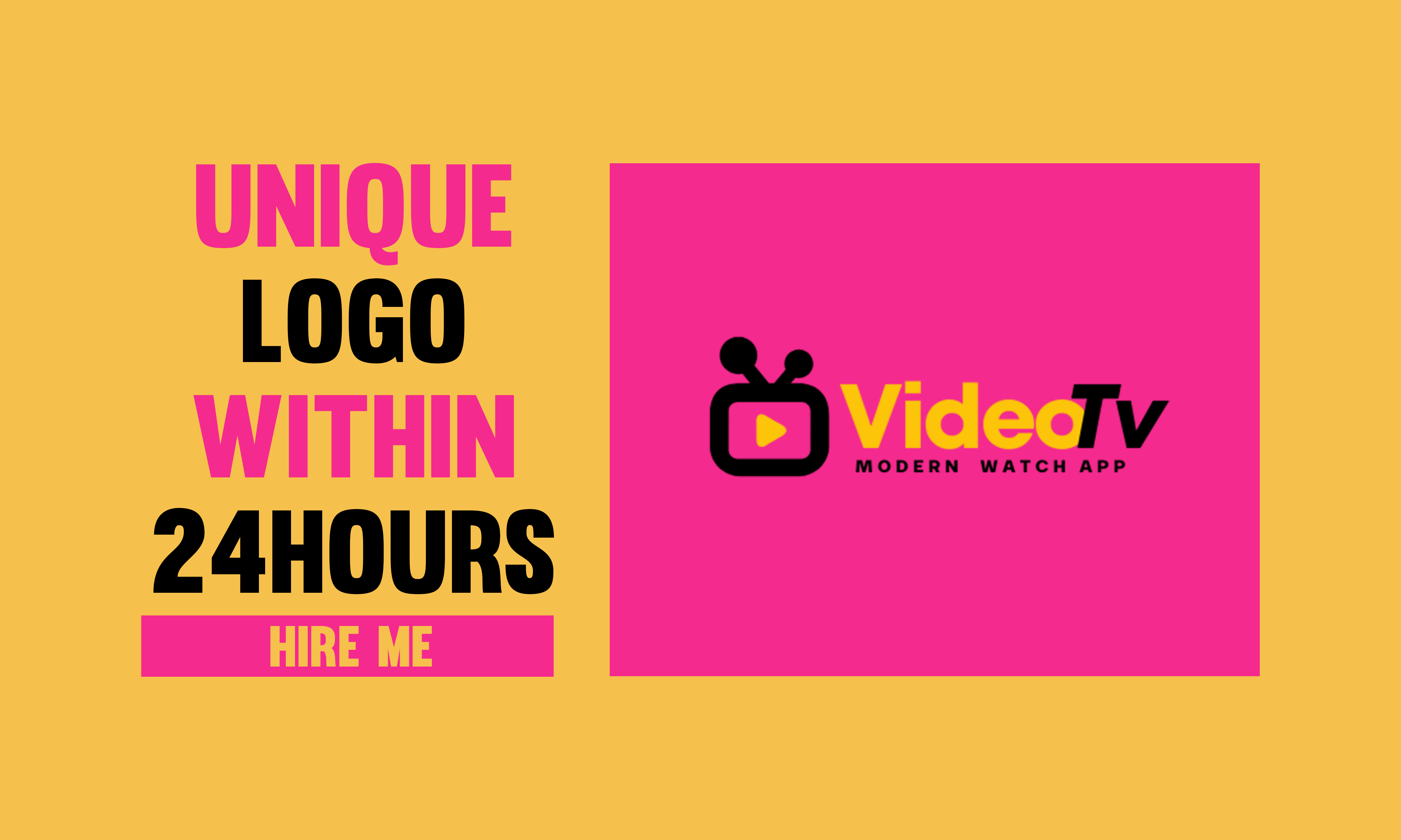 I will create 2 typography logo within 24 hours