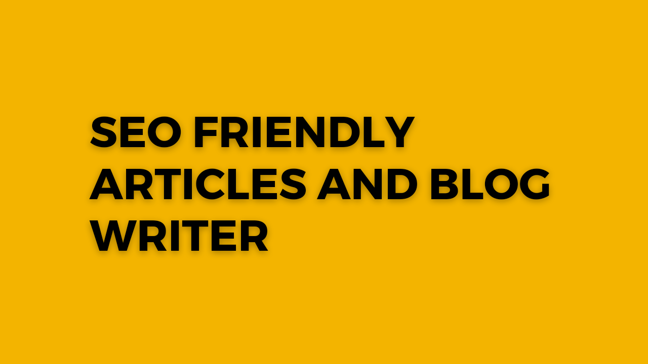 Engaging Blog Post and Article Writer