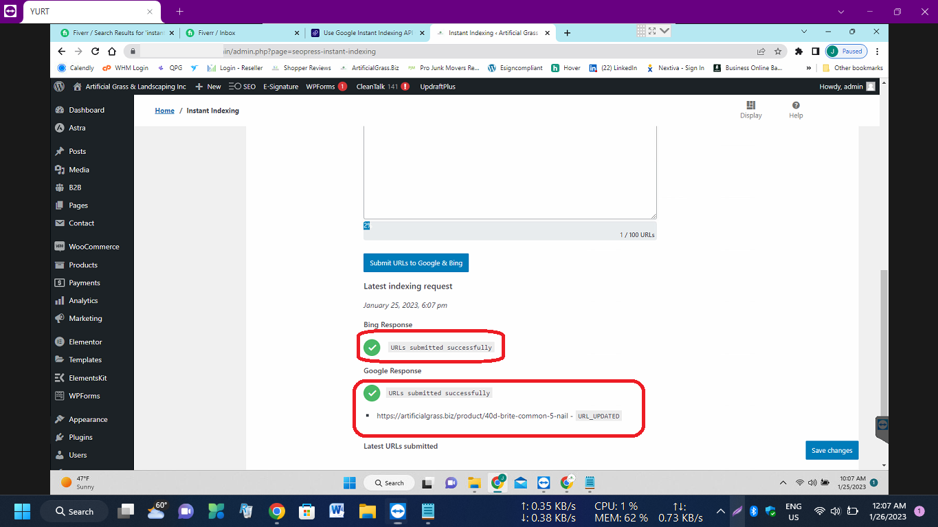 I will setup Instant Google Indexing API via SEOpress for WordPress