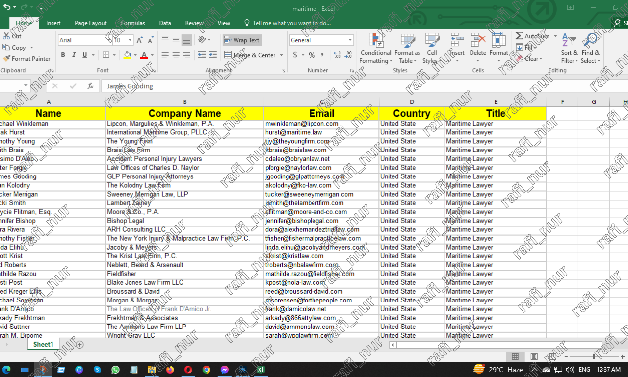 I will Provide Lead Generation, B2B Leads, LinkedIn Leads and Email Listing