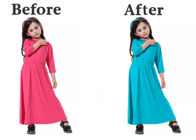 I will do photo color correction and color replacement
