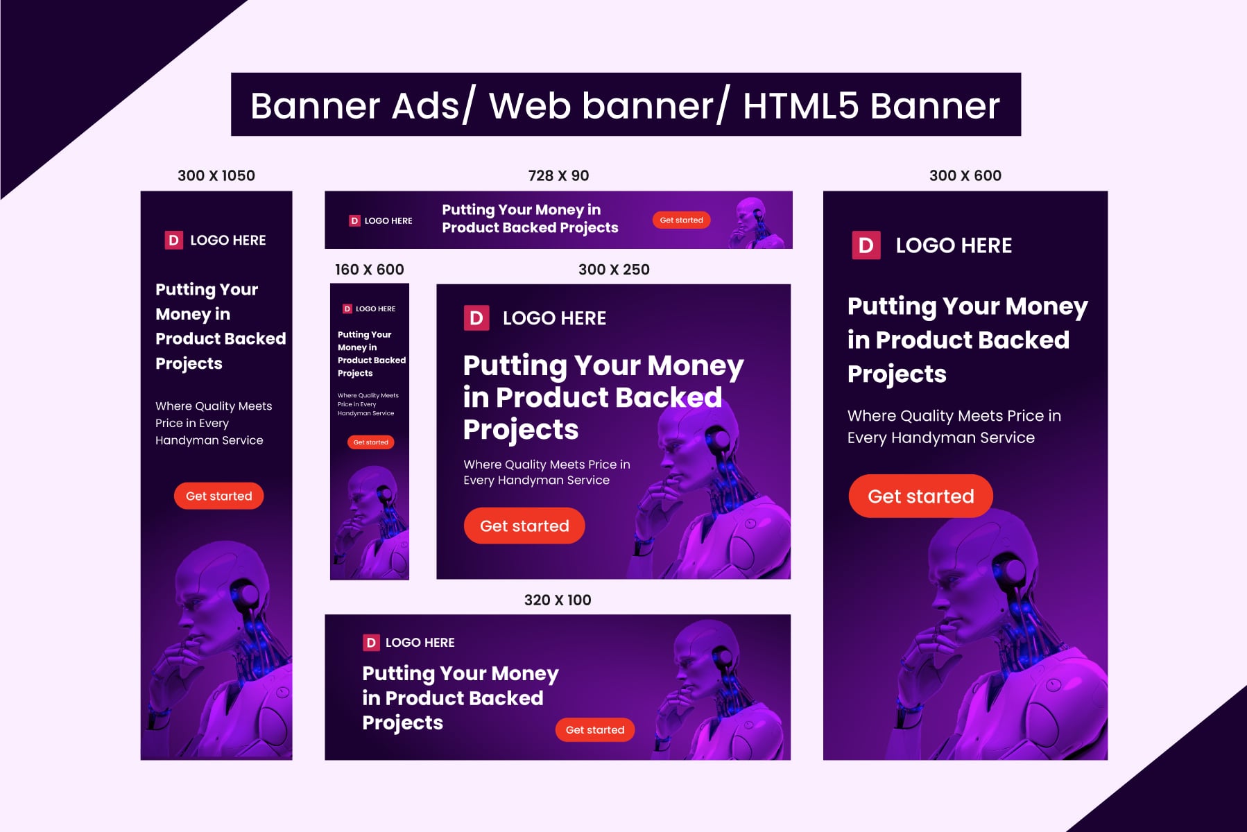 I will do amazing animated HTML5 banner ads for google adwords