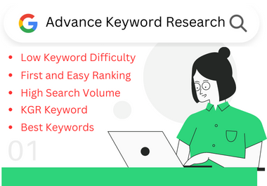 Get your keyword on the first page of Google on my Advance Keyword Research 