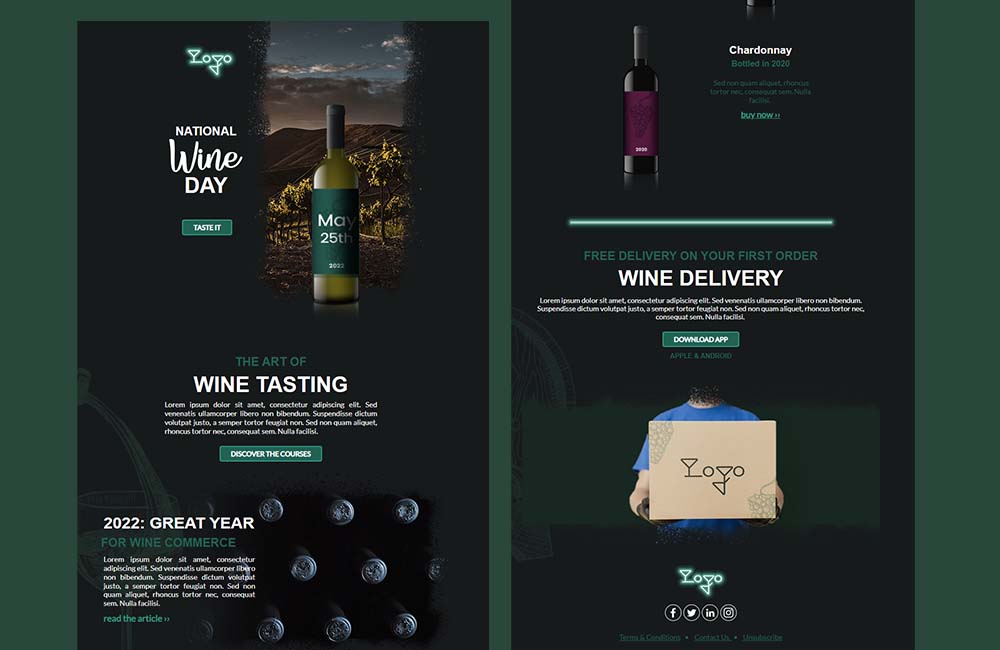 I will design HTML email template, mailchimp template, HTML newsletter, figma to html email tmeplate