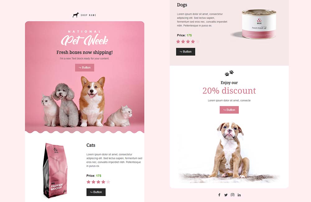 I will design HTML email template, mailchimp template, HTML newsletter, figma to html email tmeplate