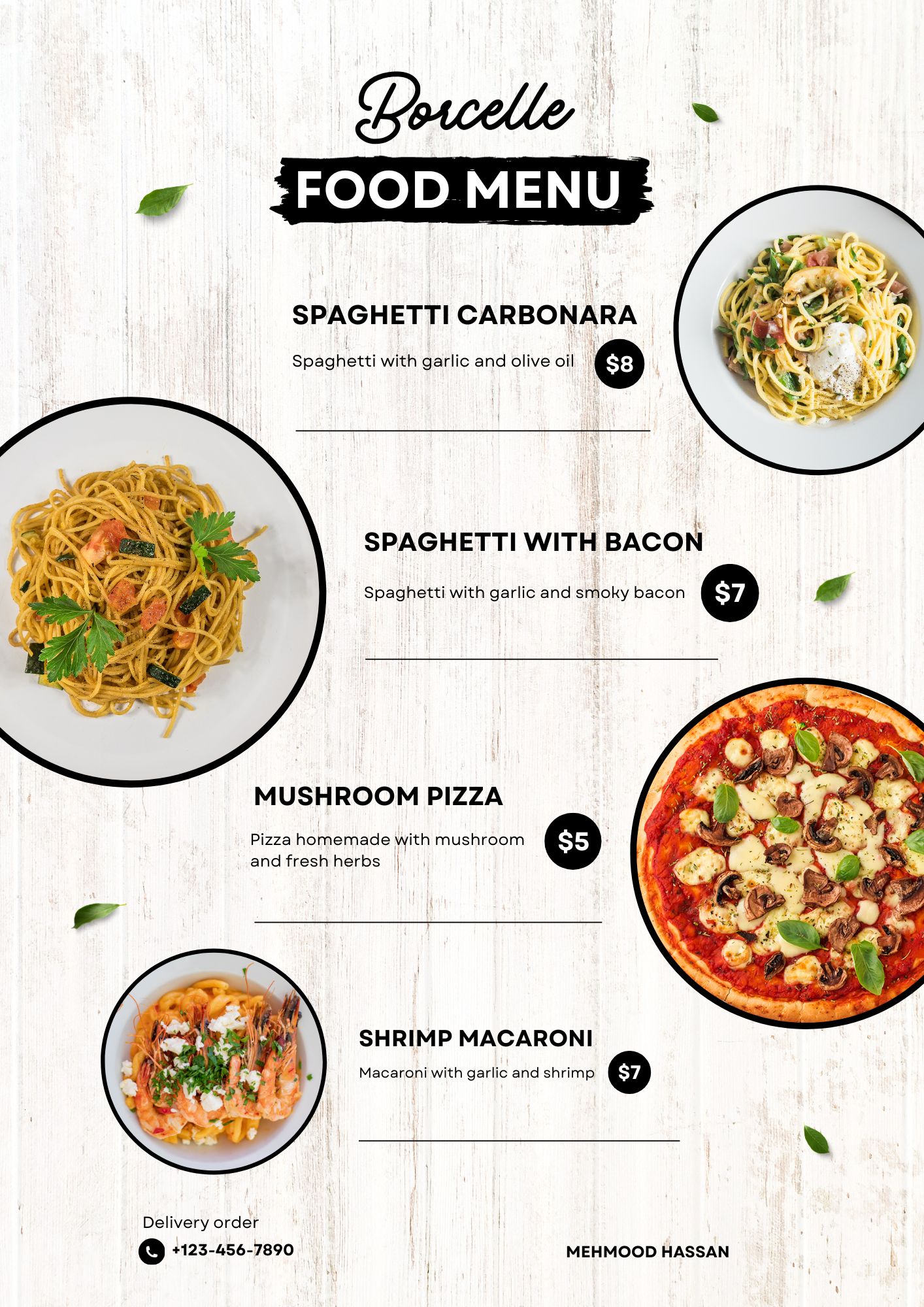 I will design brochures, flyers, posters, and business cards