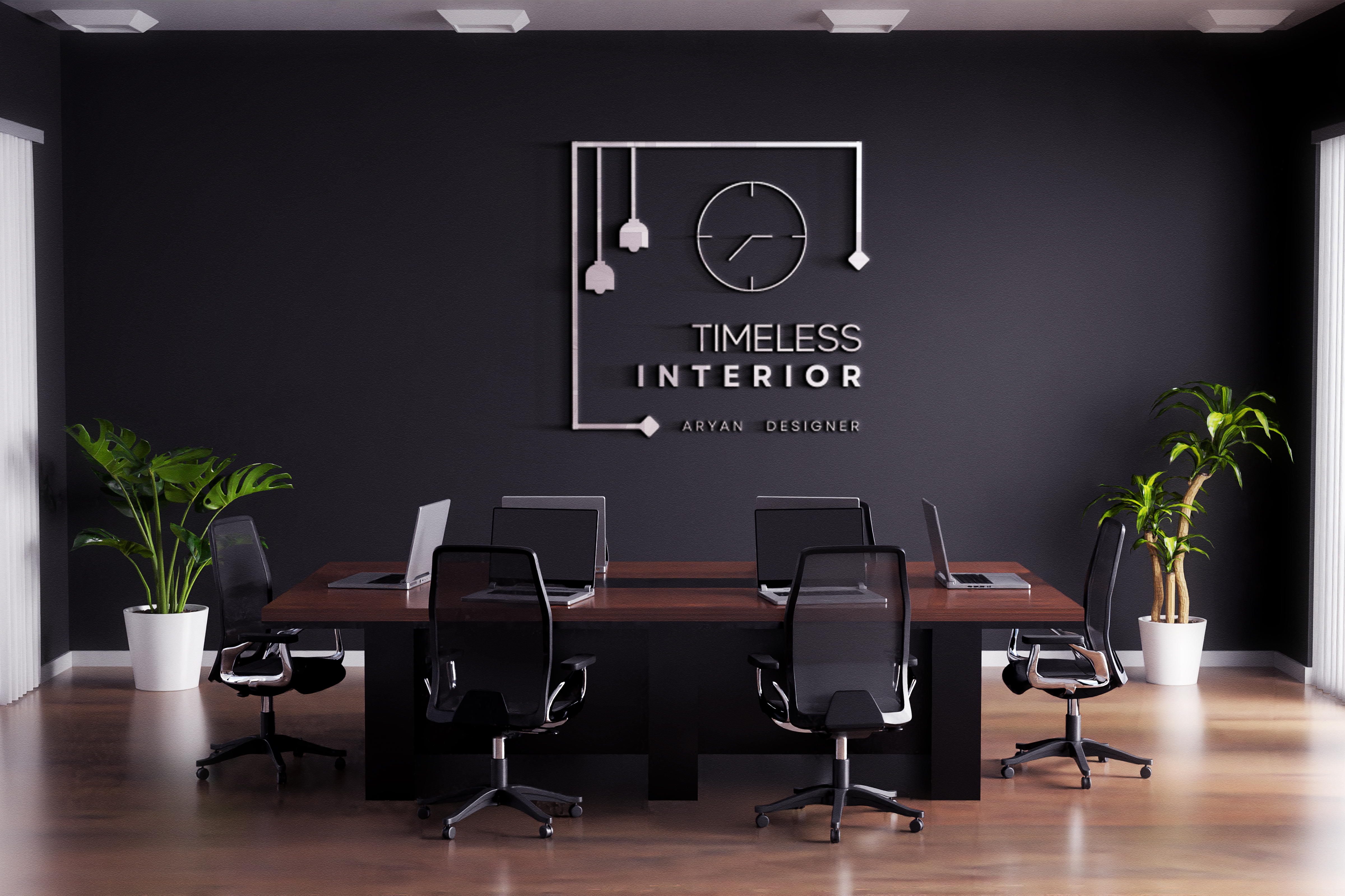 Make creative unique modern minimalist interior logo desgin for business