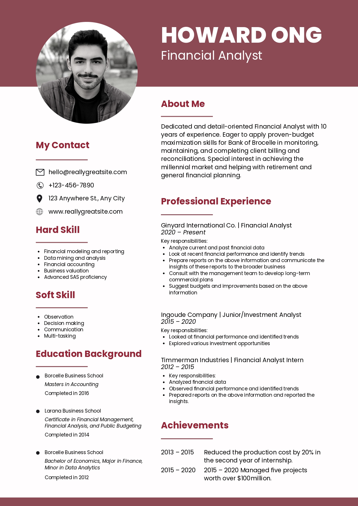 I will write your Resume in a Professional Manner for you