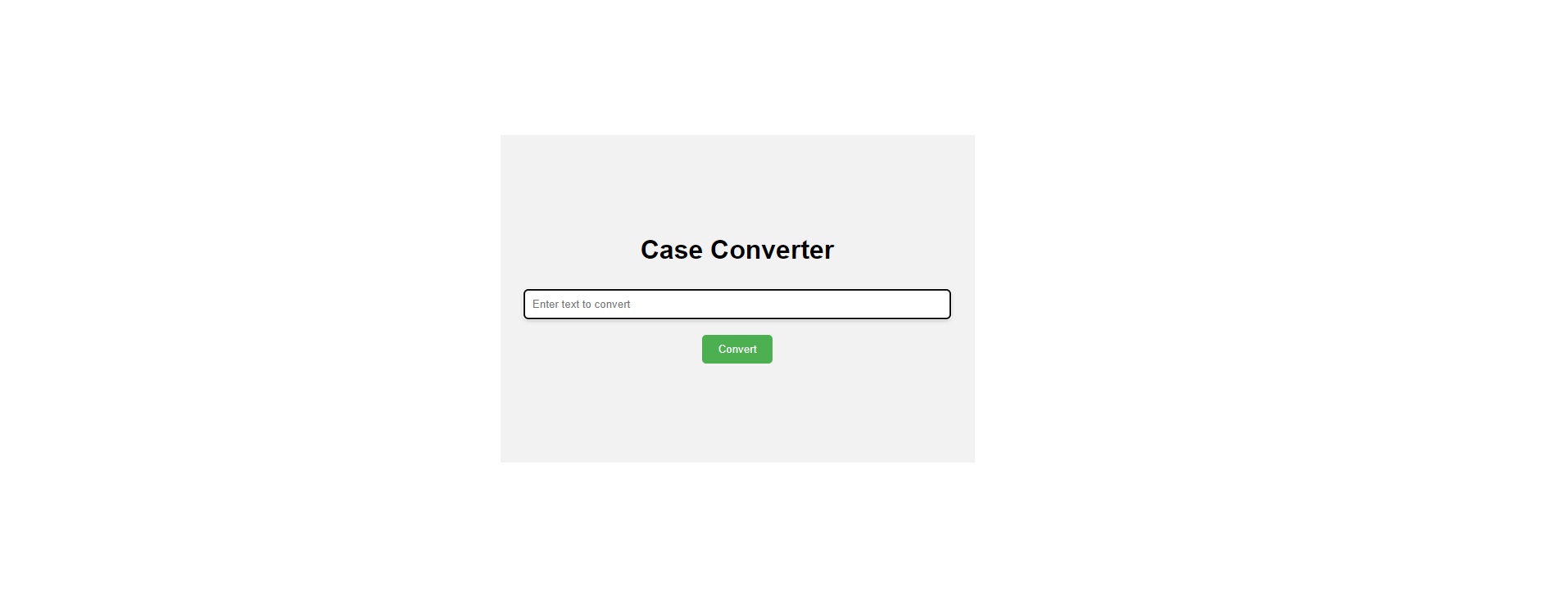 Normal Case Converter in HTML Order Now for $18 - SEOClerks