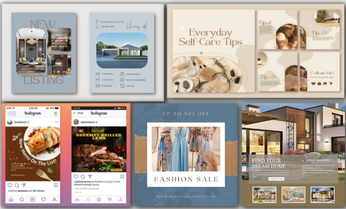 I will create beautiful social media feed