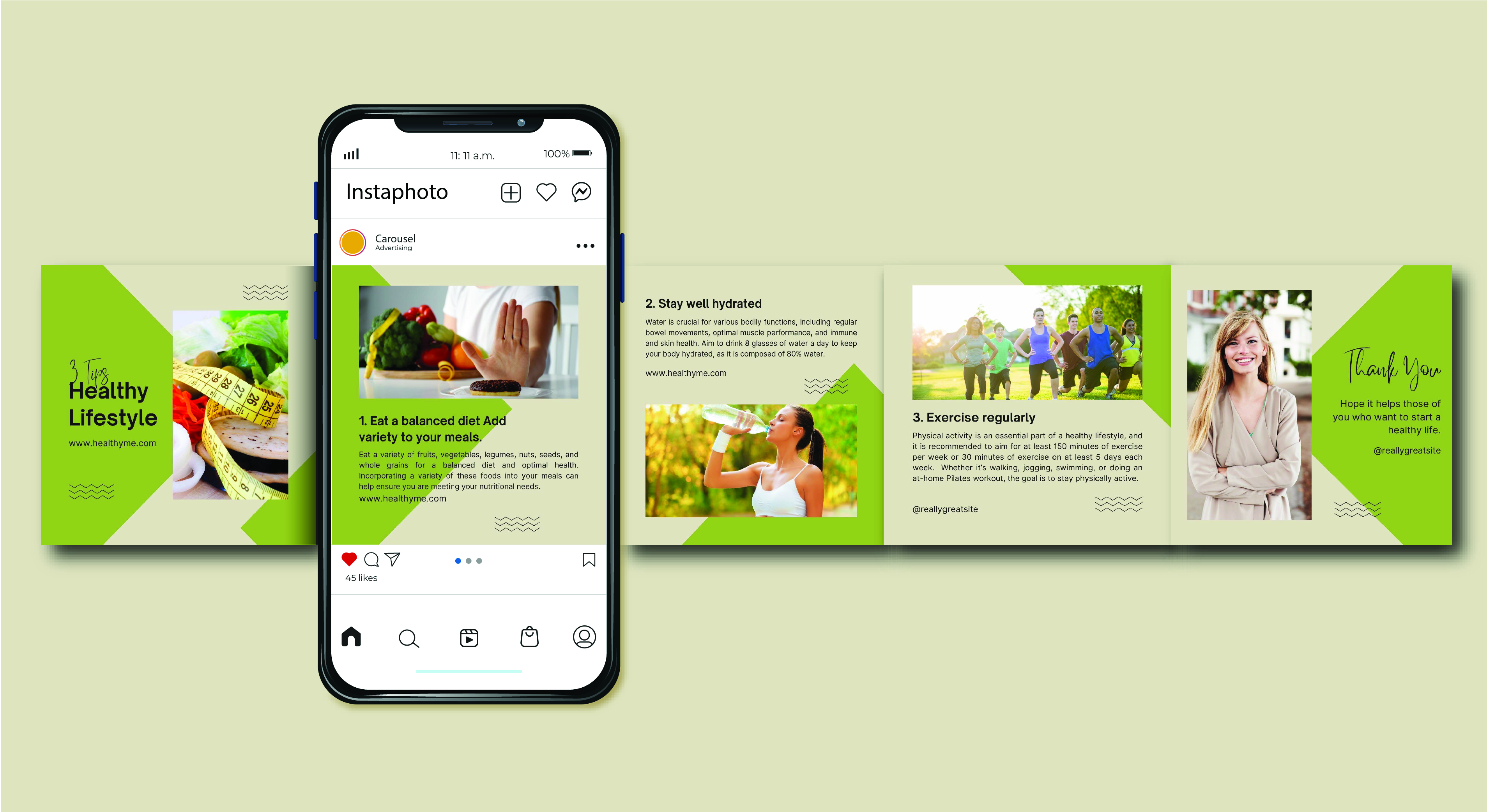 I will create beautiful social media feed