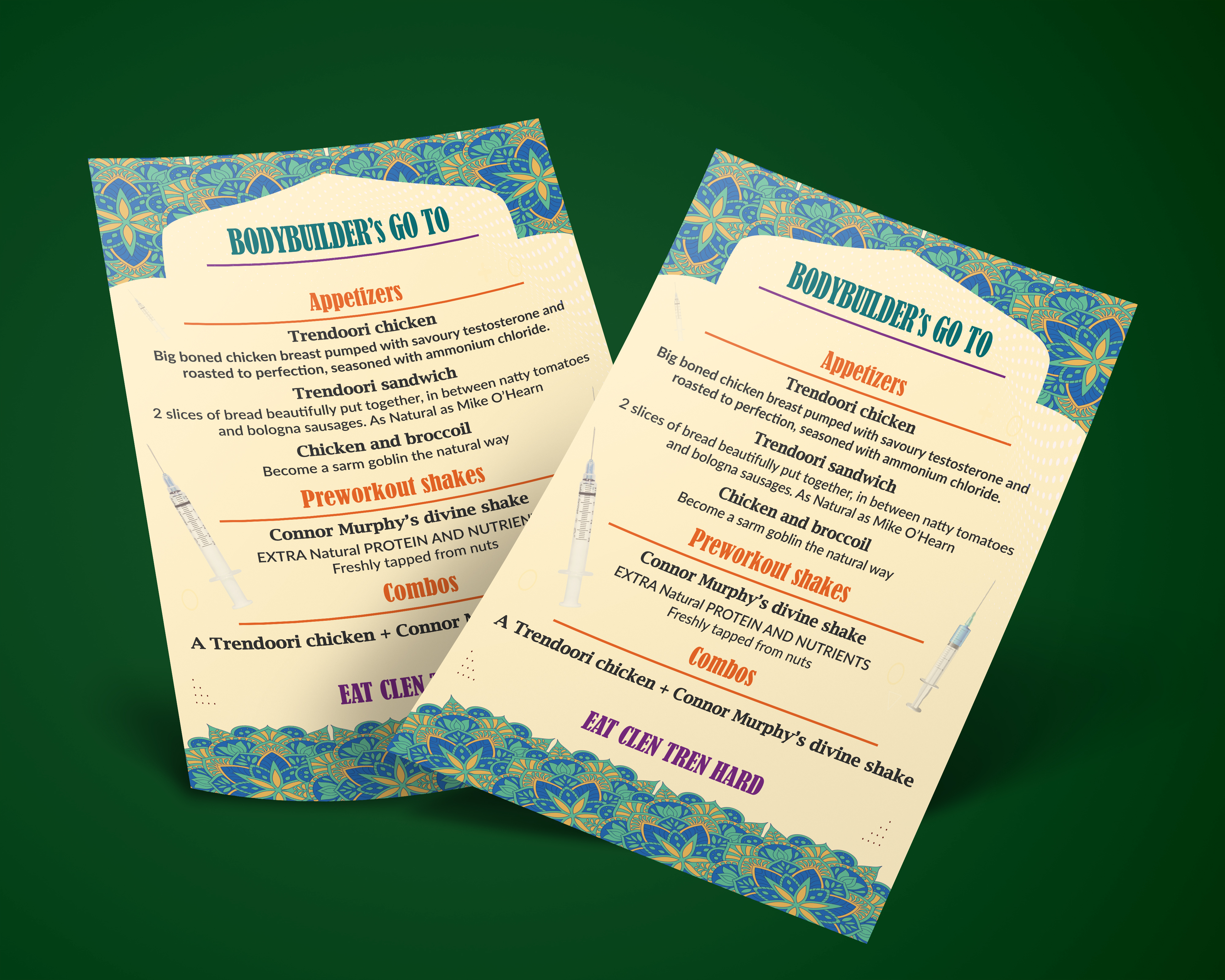 I will do awesome flyer, web banner, social media, leaflet, or menu design in 6 hours