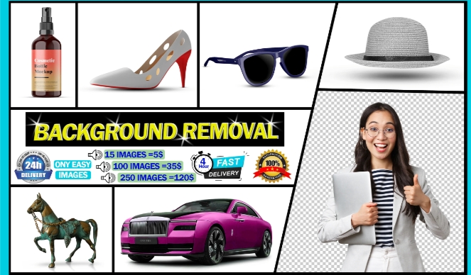 I will photoshop cut out images, background removal ...