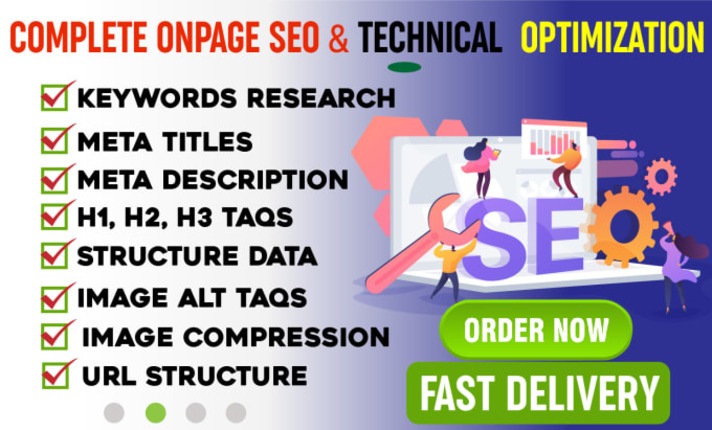I will do on page SEO and technical optimization for google ranking