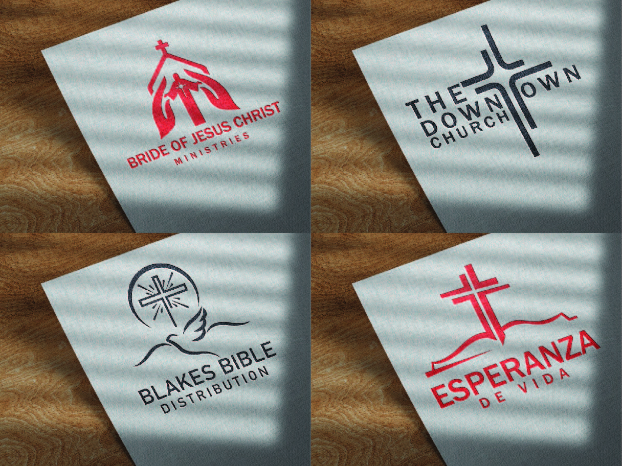 I will do professional modern church or ministry logo for you