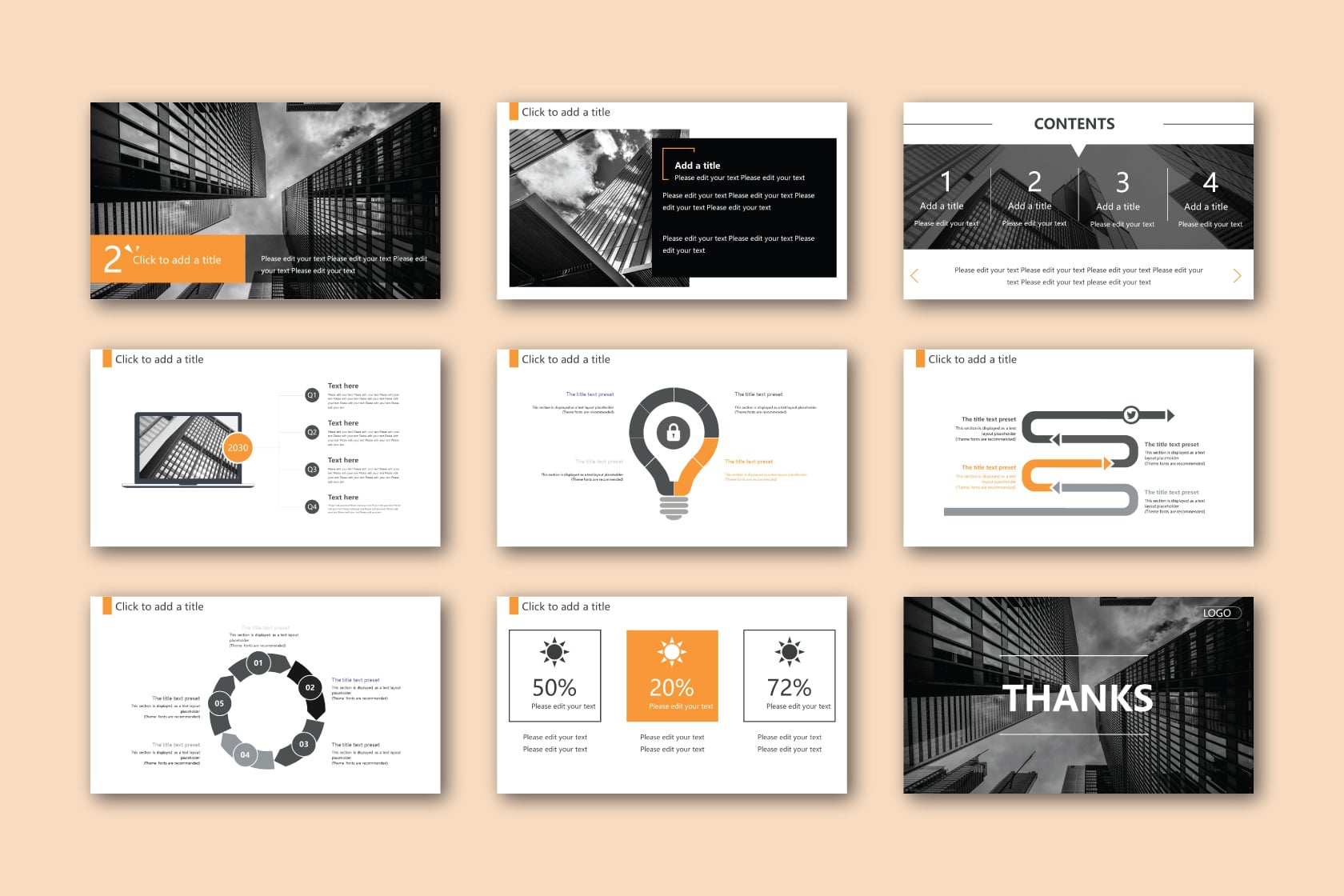 I will design a branding powerpoint presentation or ppt template