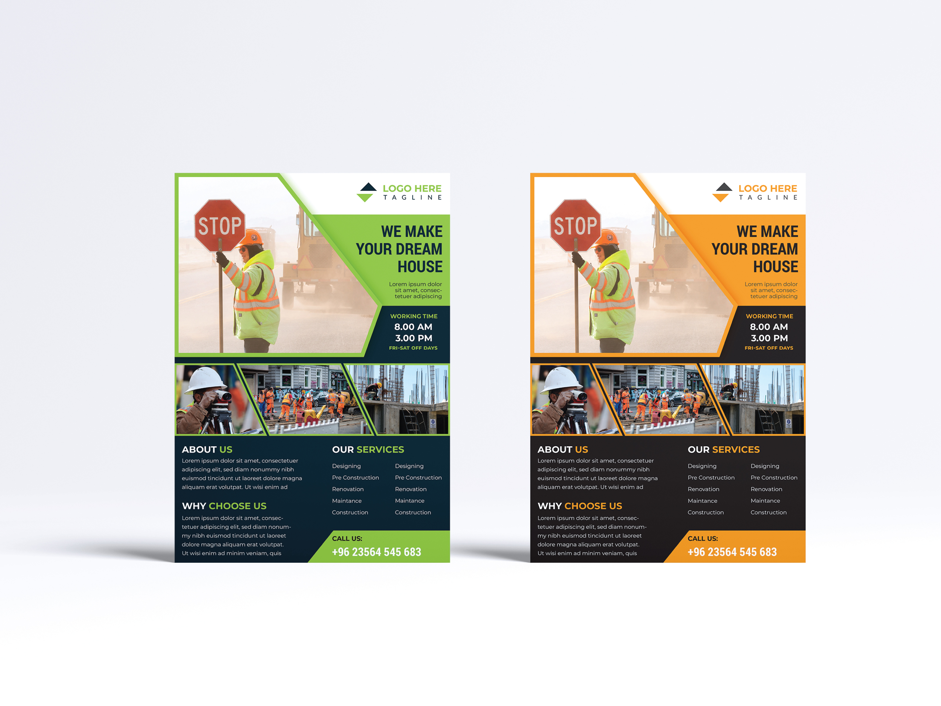 I will design an awesome flyer, business card, banner or cover.