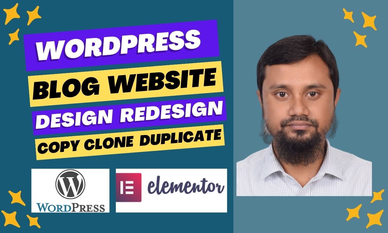 I will design redesign copy clone duplicate wordpress blog website