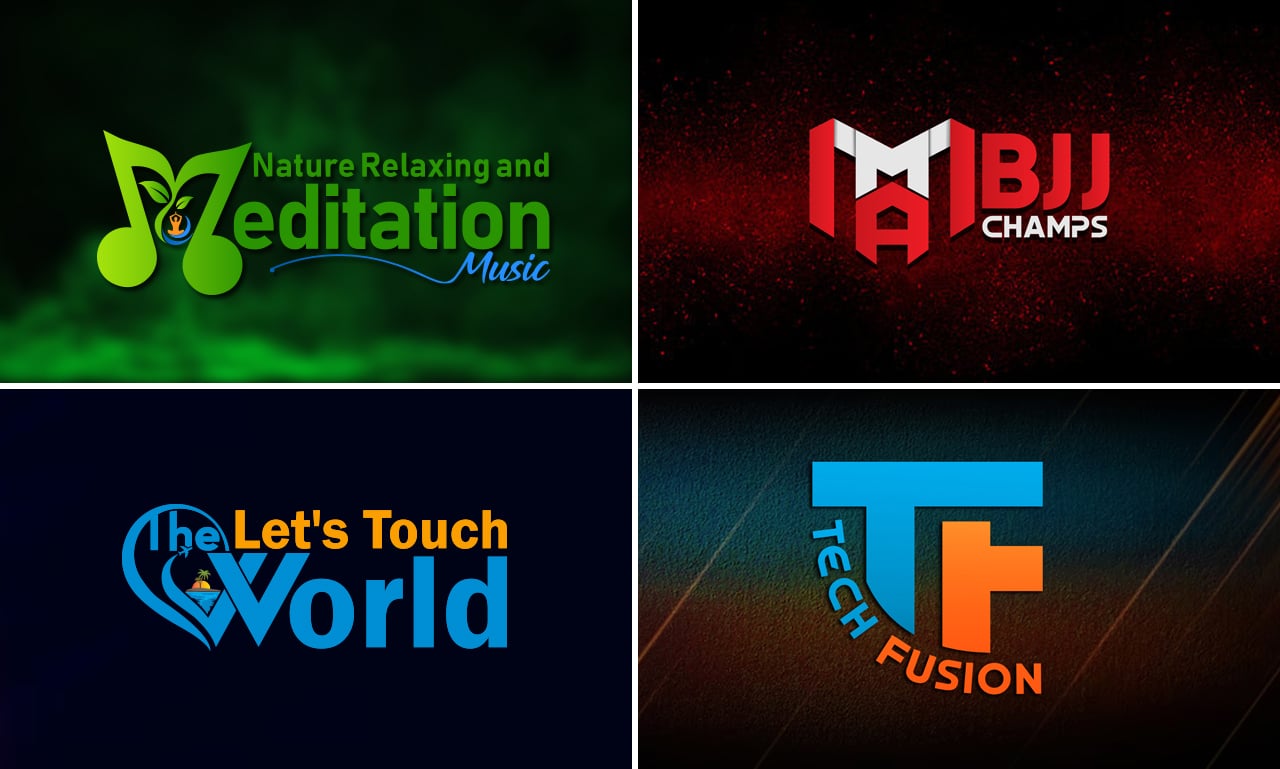 I will design attractive youtube logo and banner