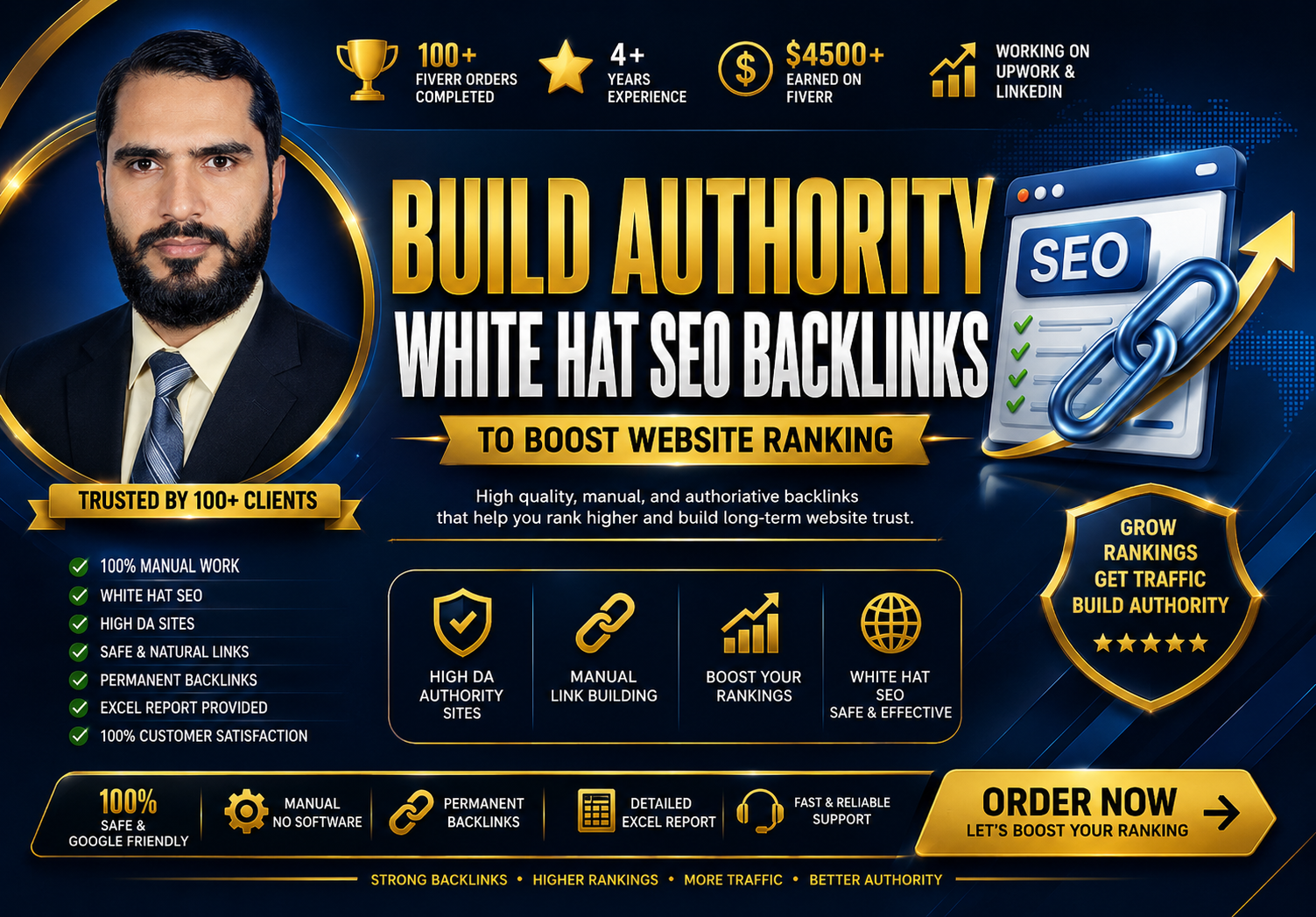 Strongest Manually Build 100 Authority White Hat SEO ...