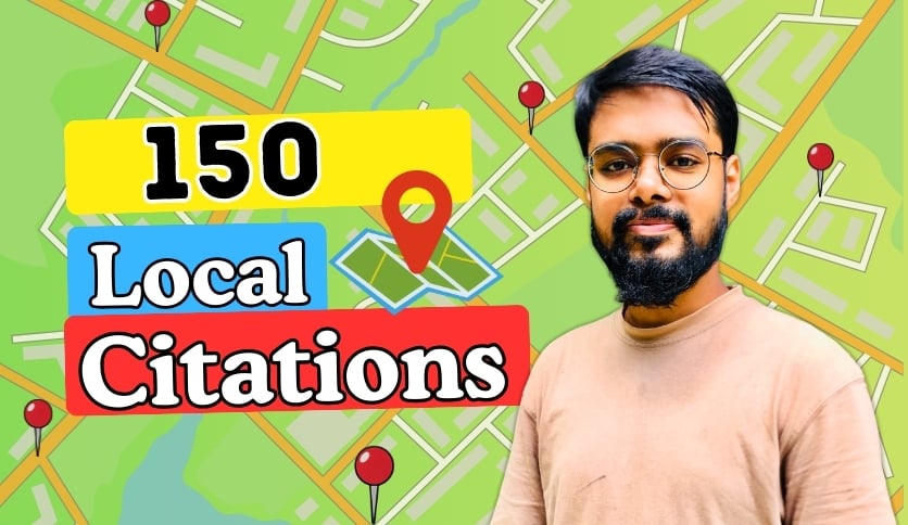Do manually 150 Powerful Local Citations for Rank on Google