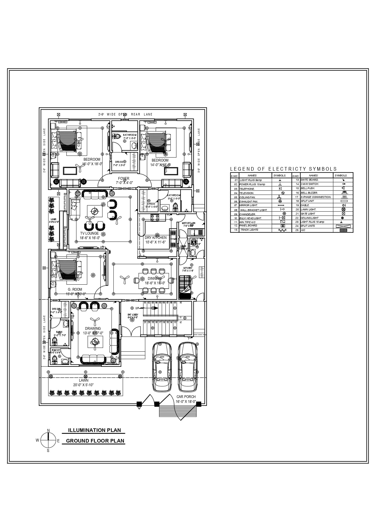 I will Draft any type of Architectural 2d Floor Plans Using AutoCad