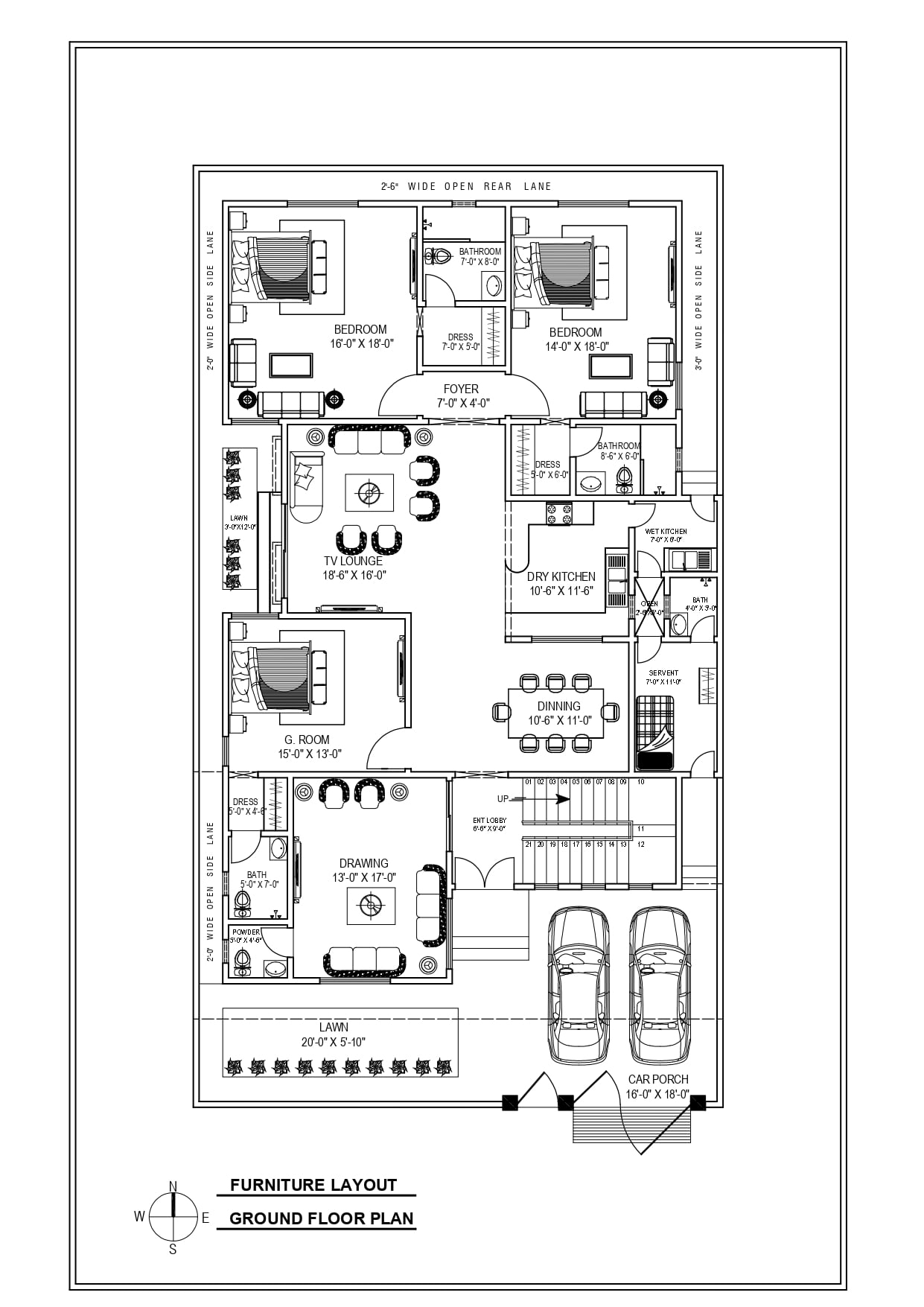 I will Draft any type of Architectural 2d Floor Plans Using AutoCad