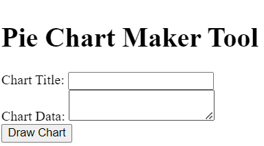 Simple Pie Chart Maker in HTML With Documentation and Training