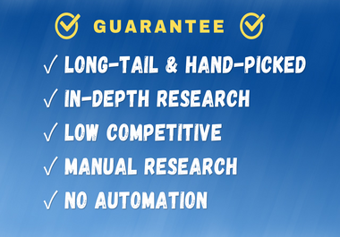 I Will Do 30 Profitable KGR Long Tail Keyword Research and Competitor Analysis for Higher Rank