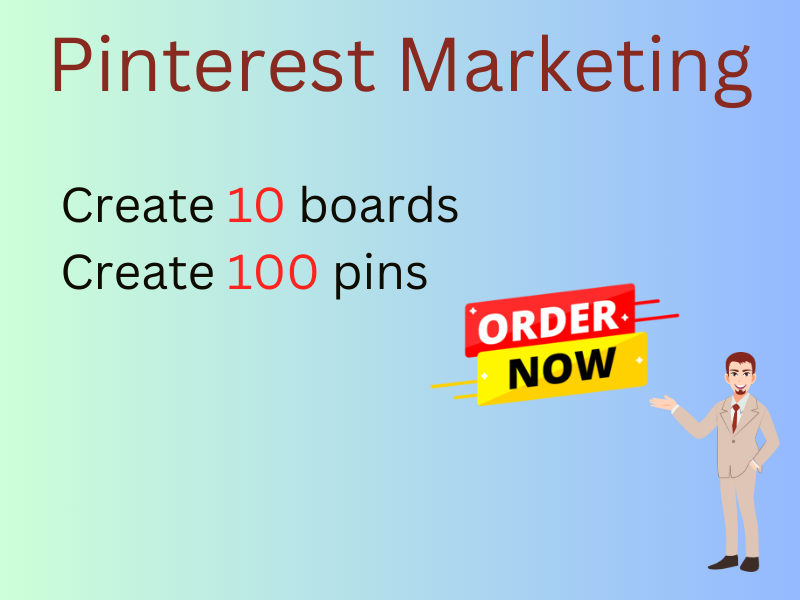 I will design 10 boards & 100 pins, Marketing as...