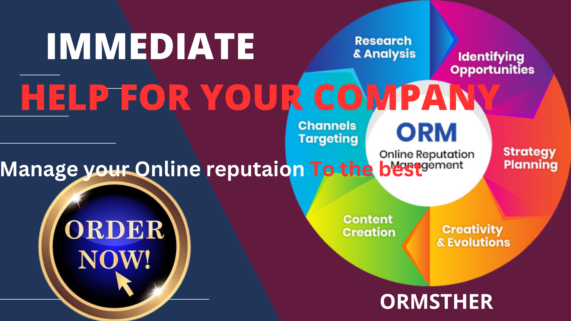 Build Online reputation management and reverse seo solution 