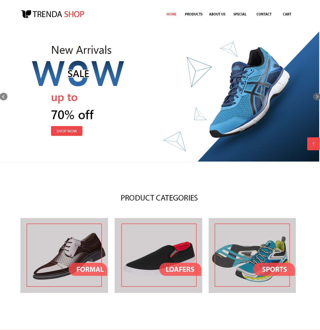 Eyecatching design of web page in Adobe Photoshop