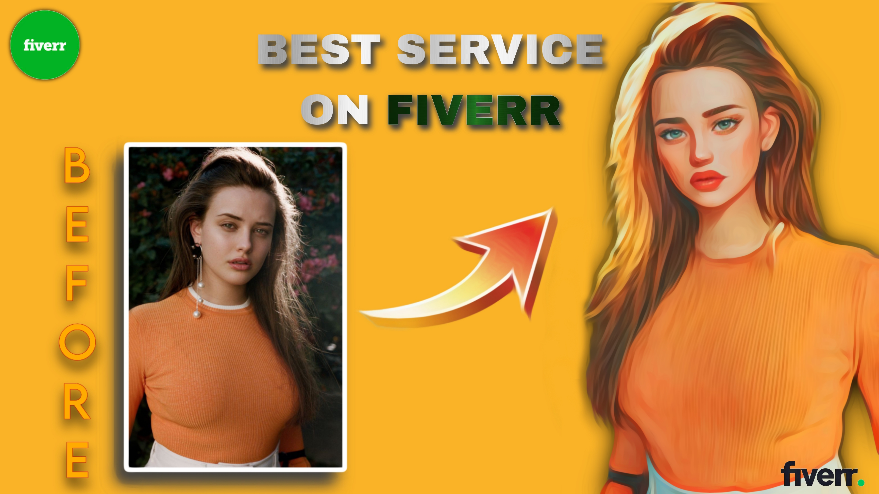 I will turn your image vector cartoon portrait or cartoon design