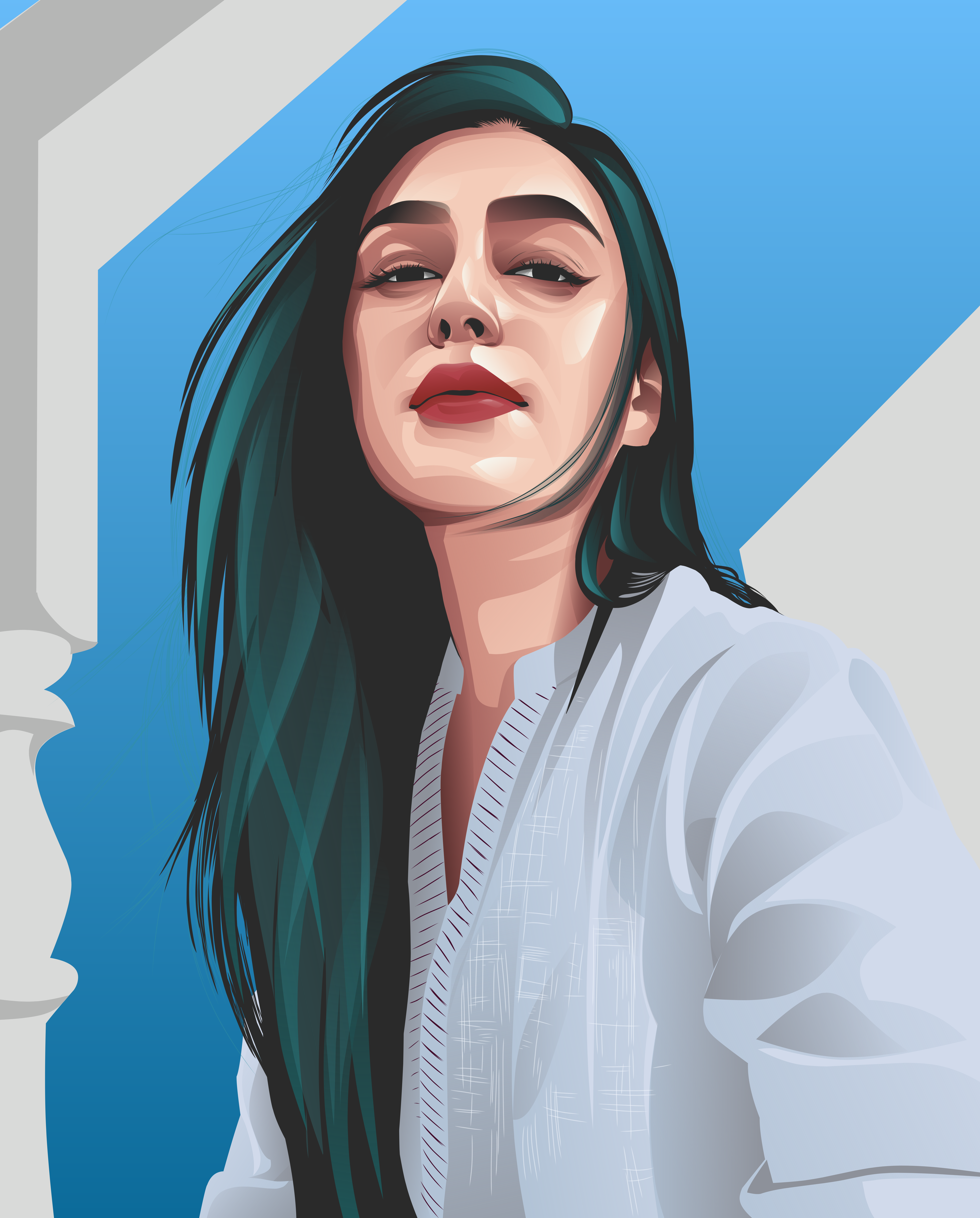 I will make your illustration from your photo