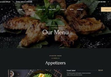 I will build your restaurant wordpress website with ordering system