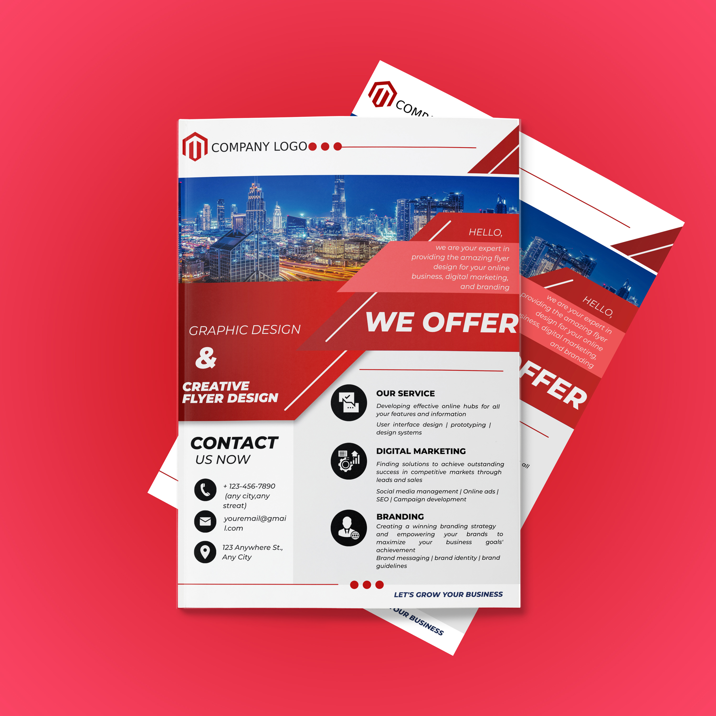 I will do professional business flyer and poster design