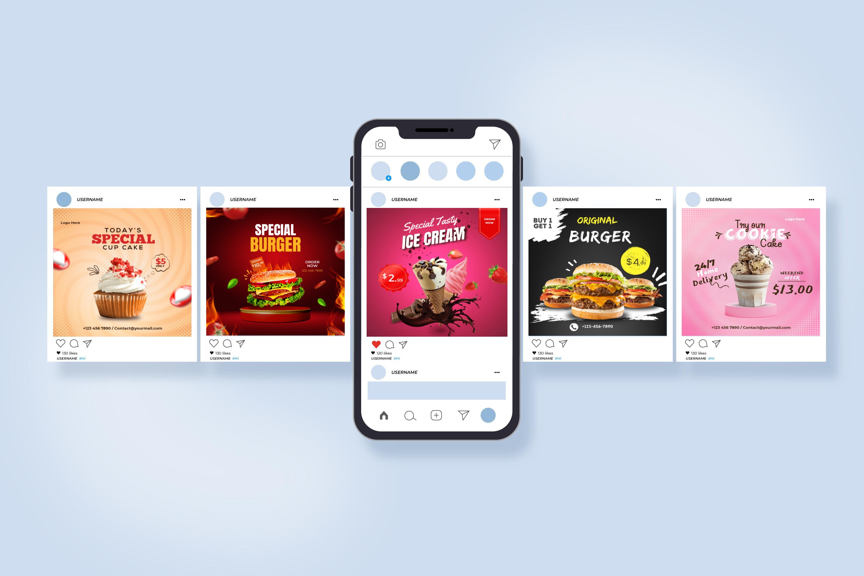 I will design an attractive restaurant menu design, food flyer