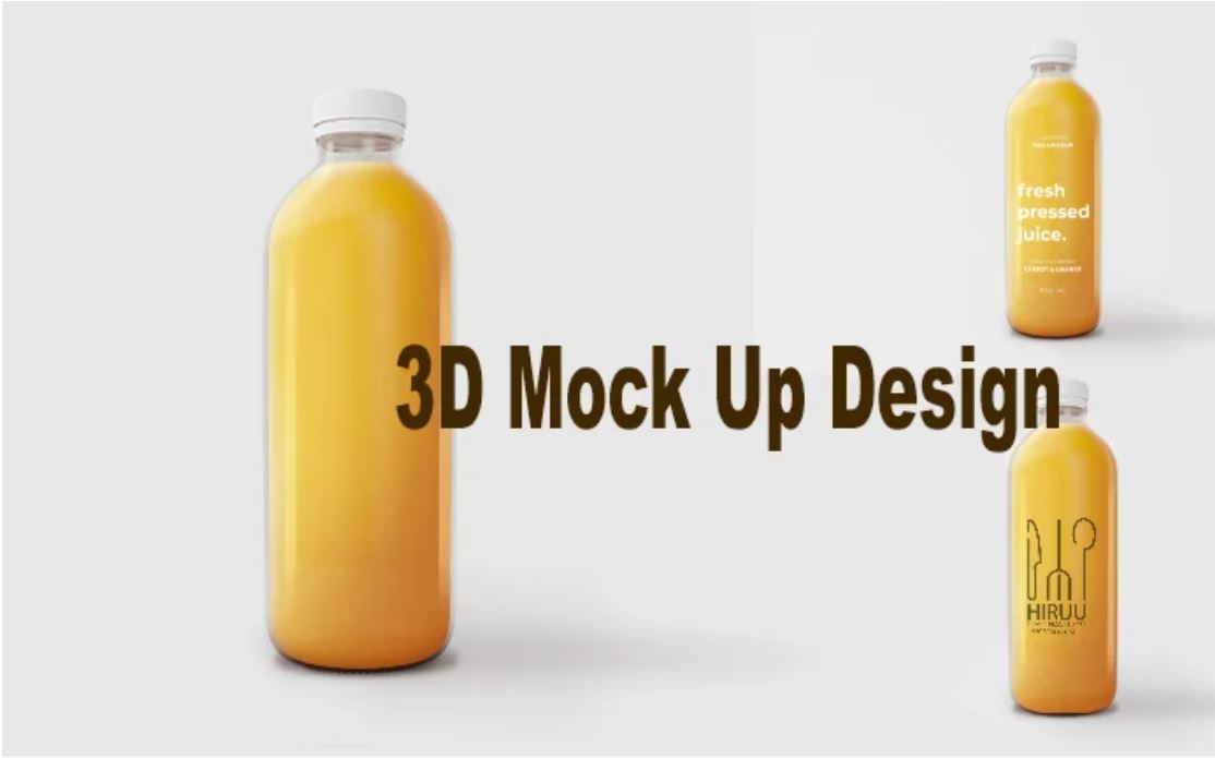 I will create realistic 3d mockup of product