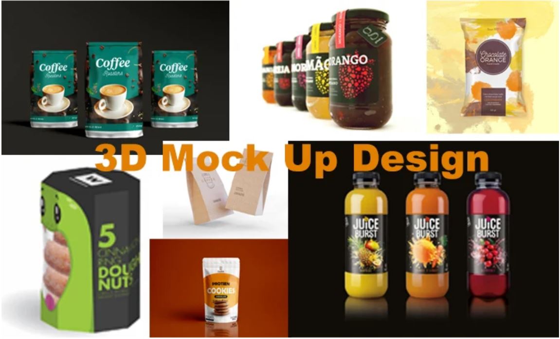 I will create realistic 3d mockup of product