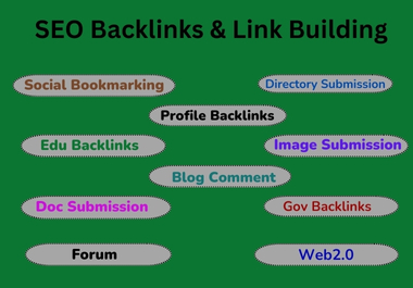 I will do complete monthly off page SEO backlink package for high quality link building